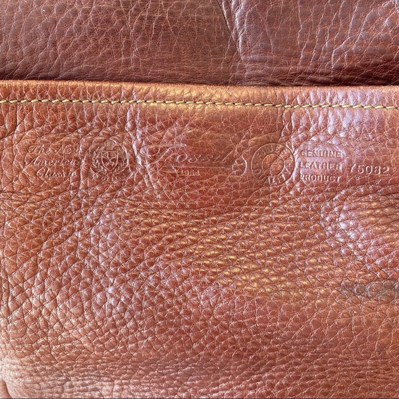 FOSSIL Brown Leather Satchel Bag - Picture 8 of 13